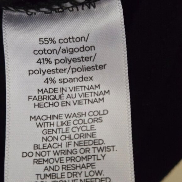 Copper Fit Black Jogger Set V Neck Drawstring Waist Size L - Picture 9 of 9